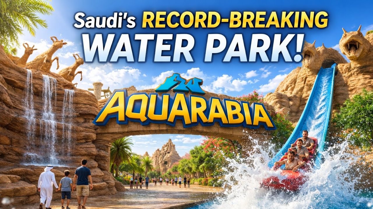 Aquarabia Riyadh: Saudi Arabia&rsquo;s CRAZIEST New Water Park (Qiddiya)