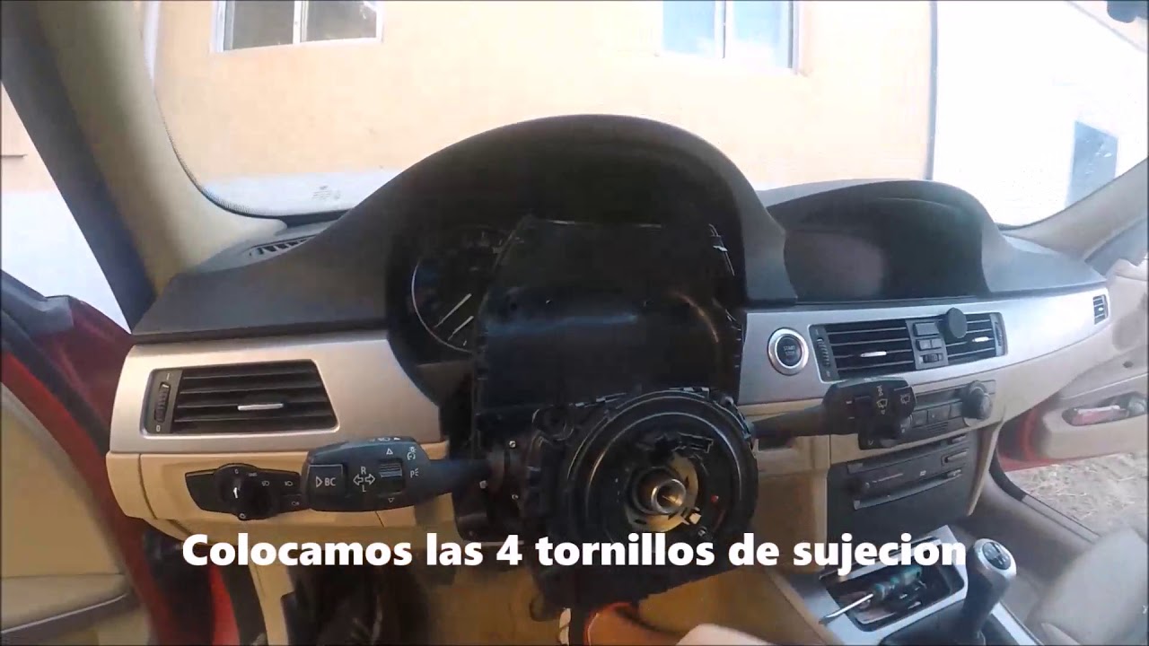 Reparación de sensor angulo direccion Bmw E90 serie 3 fallo DSC (e90 e91 e92 e93)