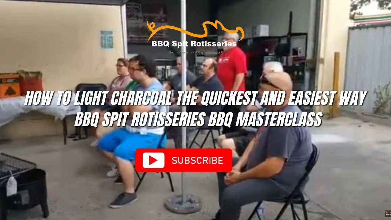How to light charcoal the quickest and easiest way -  BBQ Spit Rotisseries BBQ Masterclass