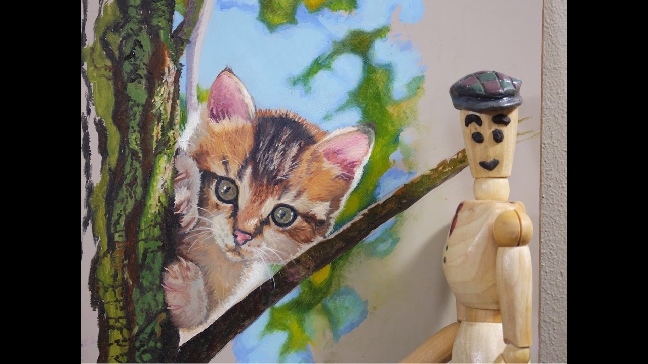 Let's paint a Tabby Kitten. Ep.9