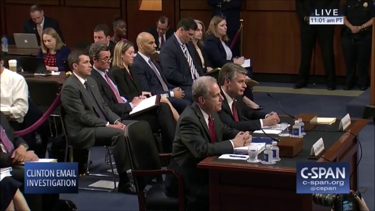 Inspector General Horowitz & FBI Dir. Wray Testify - Clinton Email Probe