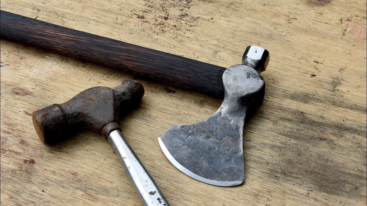 Forging a Tomahawk from a Ball Peen Hammer head