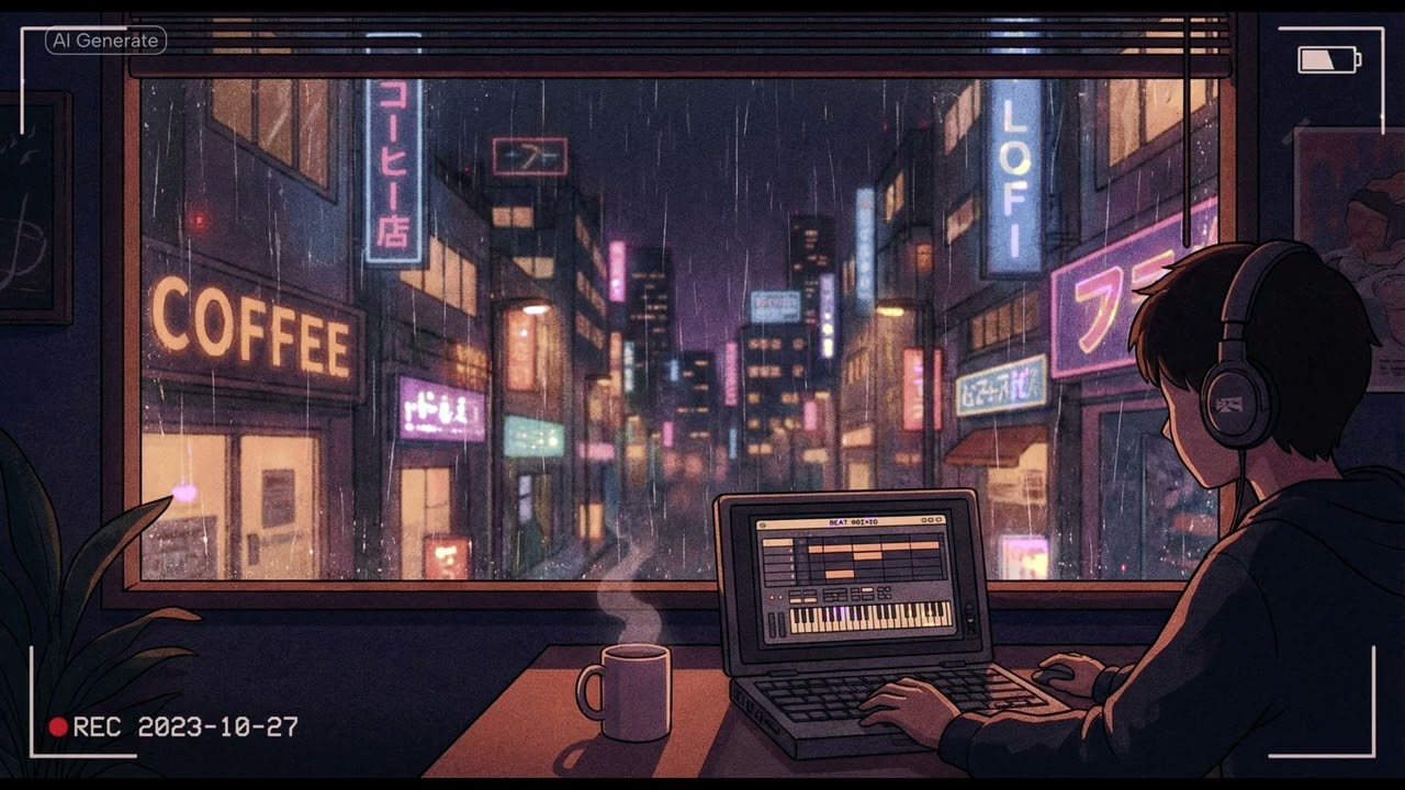 ☕ Cozy Cafe Jazz Lofi - Relaxing Instrumental Music for Studying, Working, & Chilling