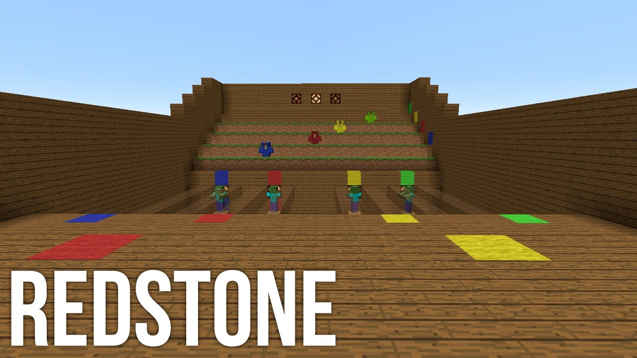 Minecraft: Redstone Carnival Game - Water Gun Race