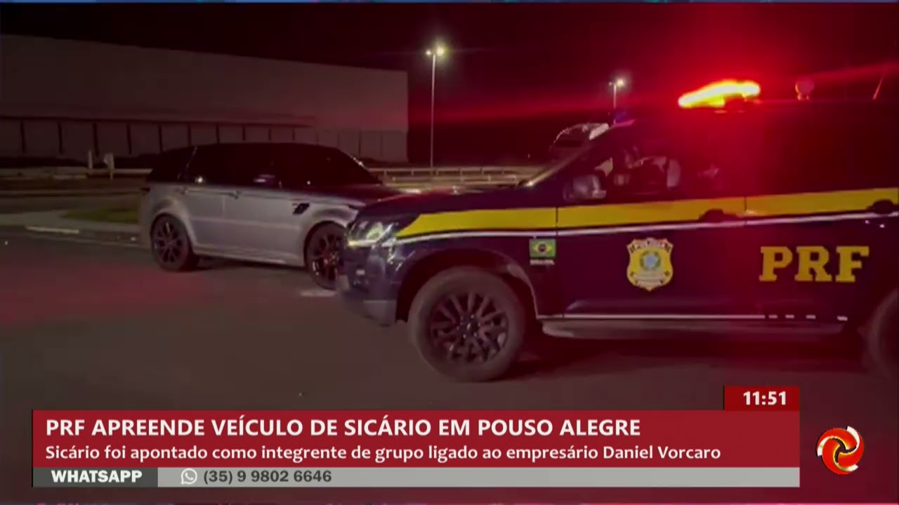PRF apreende carro de luxo de Sicário em Pouso Alegre