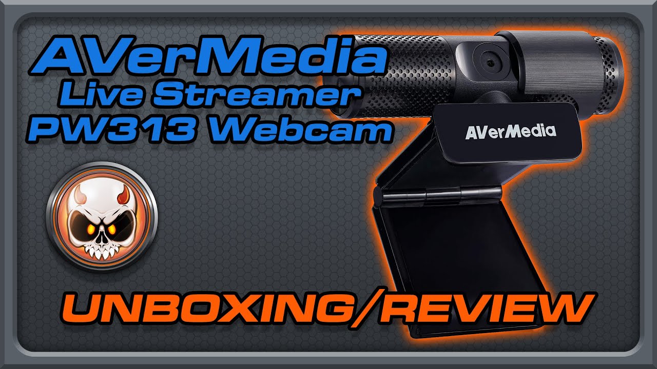AVerMedia Live Streamer PW313 Webcam Unboxing and Review