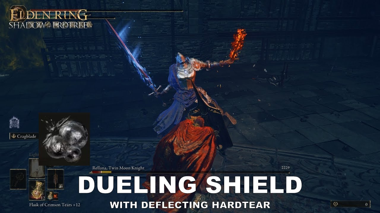 Elden Ring - Rellana vs Dueling Shield and Deflecting Hardtear
