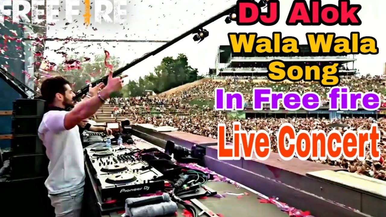 DJ Alok vale vale Freefire song || DJ Alok vala vala song live concert in Brazil