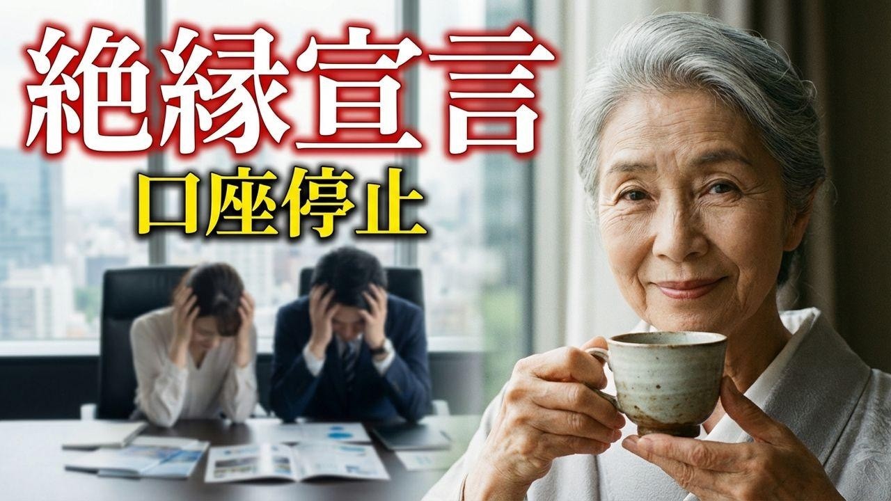 8年タダで住み絶縁宣言する嫁。私が口座を停止した翌日の末路