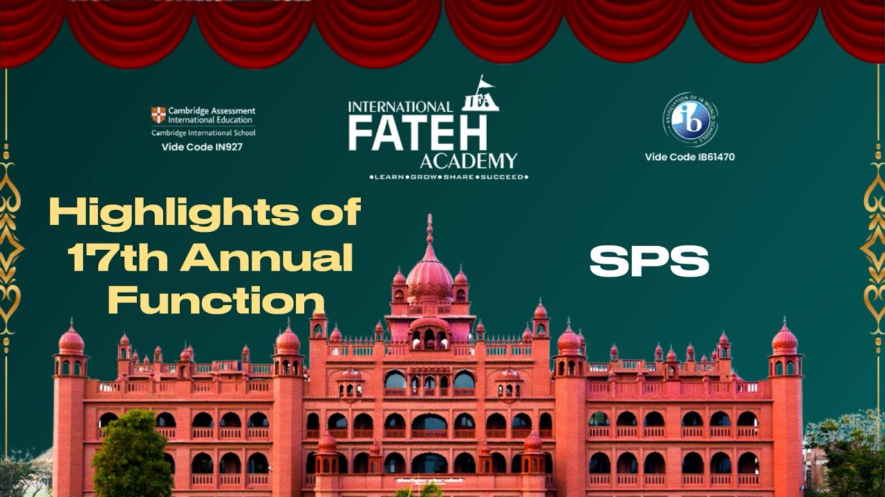Sikh Personality Show | 17th Annual Day Celebrations | International Fateh Academy