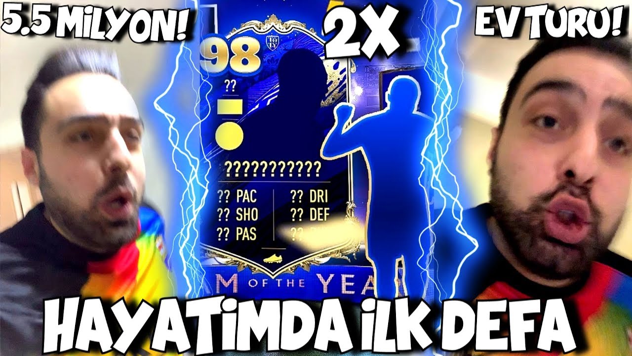 2 TANE 98 TOTY ÇIKTIIII ! EV TURU KOŞTUM ! HAYATIMDA İLK ! FİFA 20 !