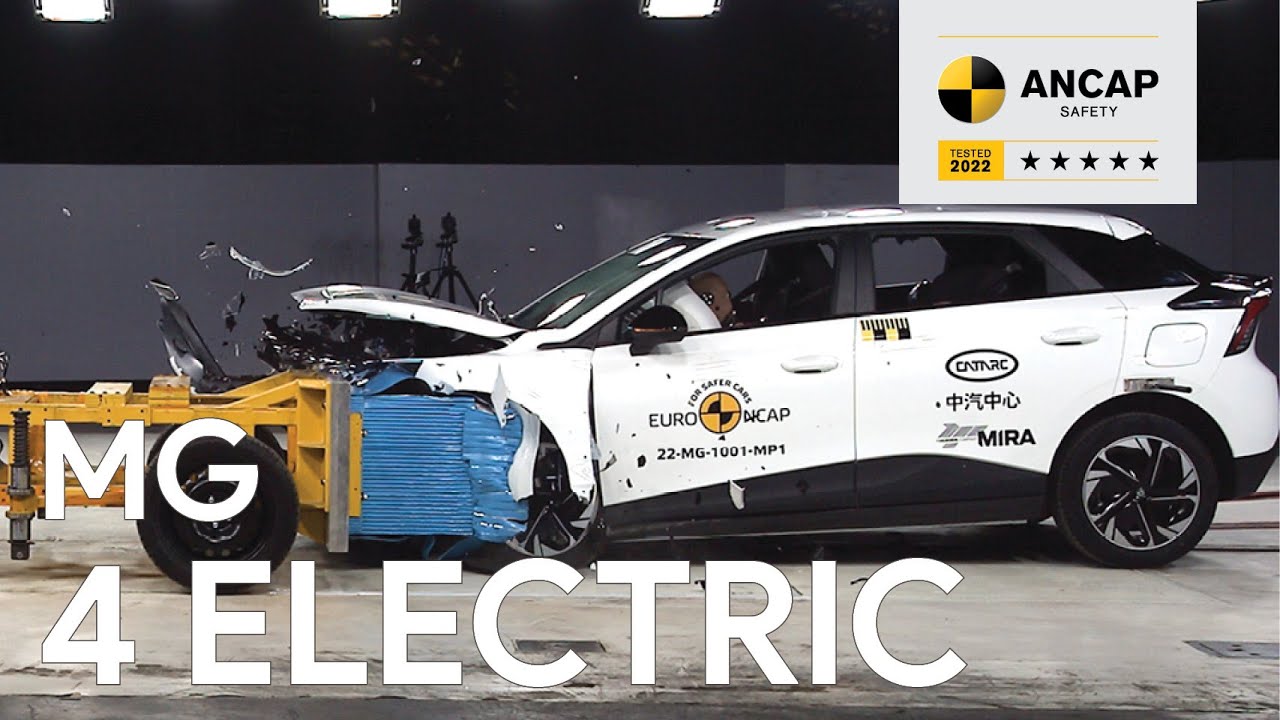 ANCAP safety & crash testing a MG 4 Electric