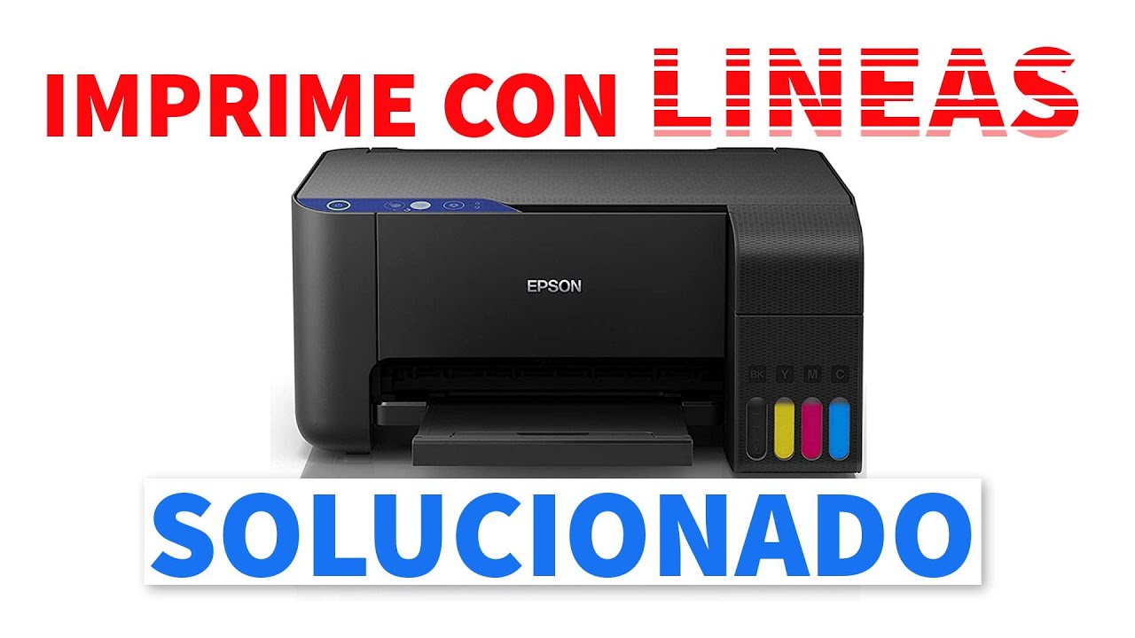 Imprime con LINEAS Impresora Epson L3110, L3150, L3210, L3250,  L4150 380, L355, L365, L375 Y MAS