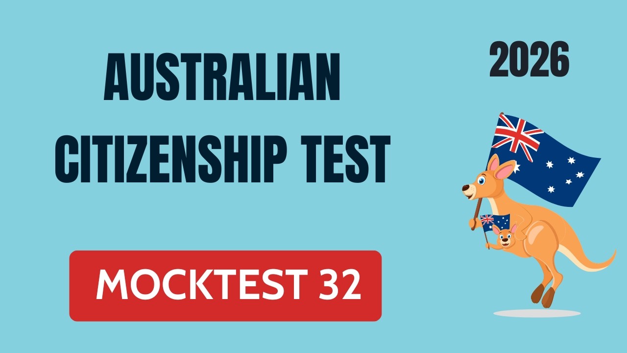#32  Australian Citizenship Test 2026 | Australian Citizenship Test | Mock Test 32