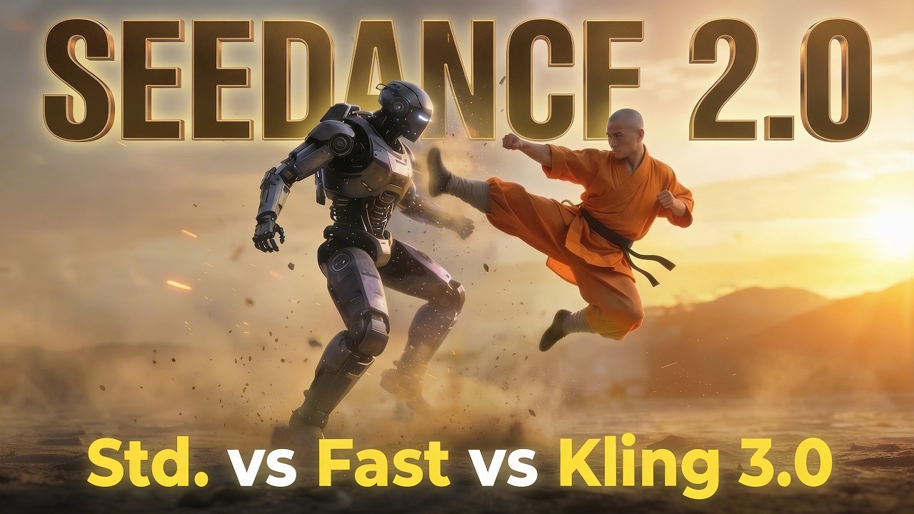 Seedance 2.0 против Seedance 2.0 FAST против Kling 3.0 — 9 примеров!