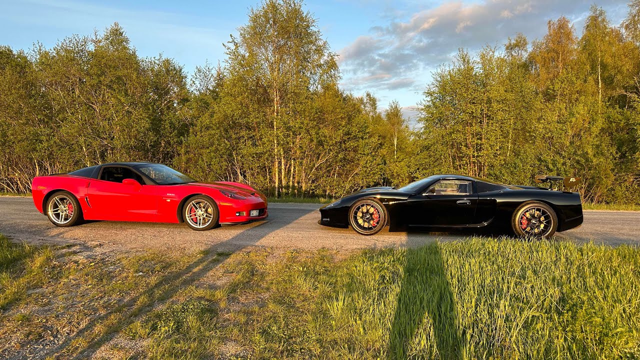 GTM Supercar and Corvette C6 Z06 having fun