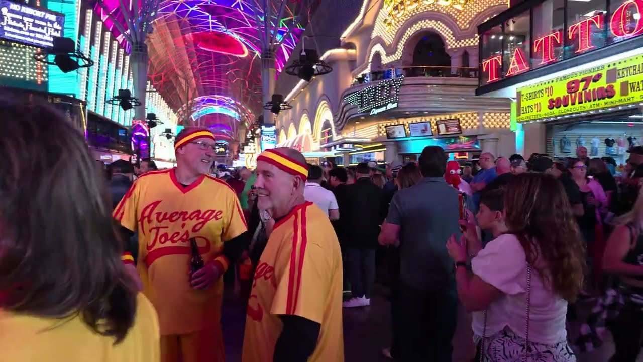 FREMONT STREET HALLOWEEN 2025 - VERY BUSY CHECK IT OUT