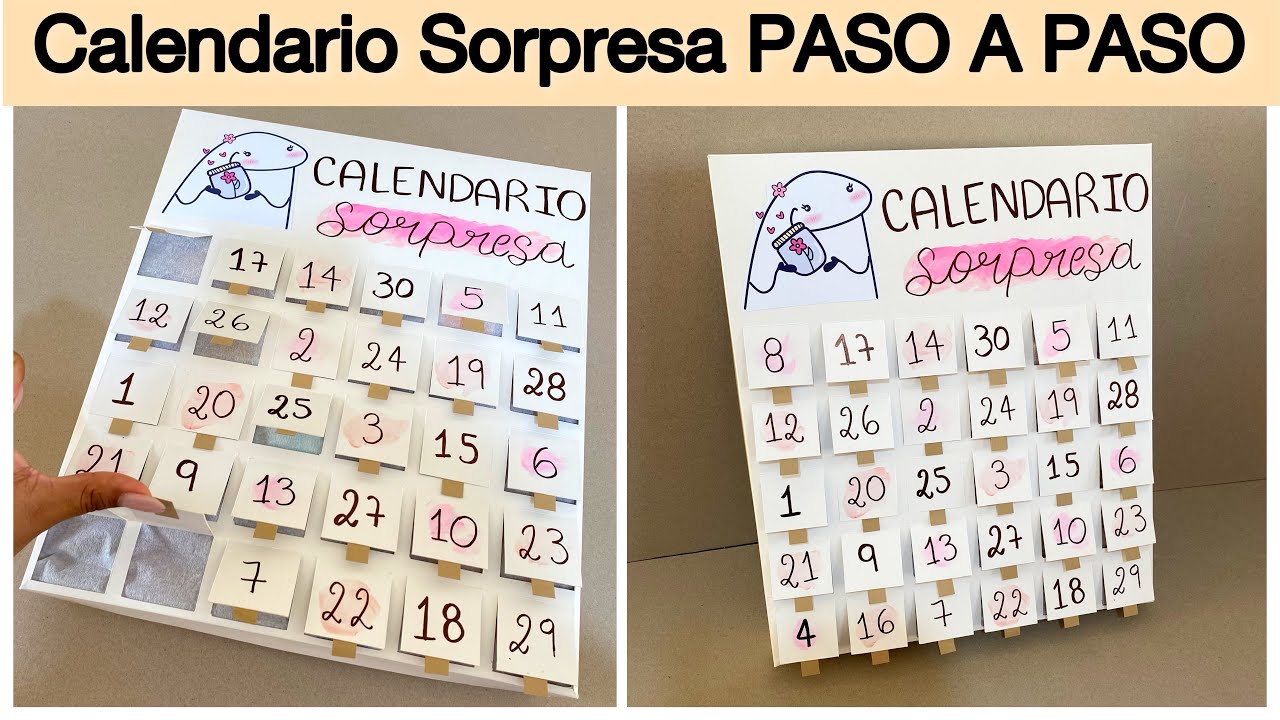 El regalo PERFECTO | Cómo hacer un CALENDARIO SORPRESA | Parte 1