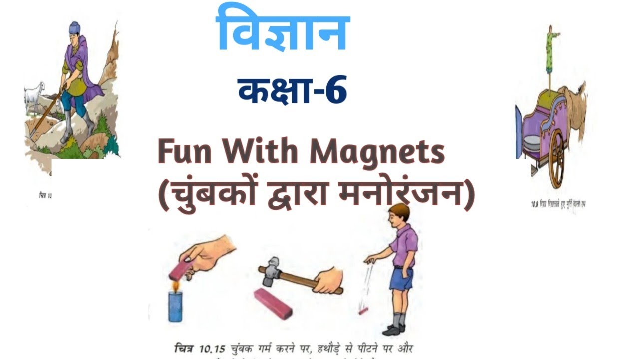 Science NCERT Exemplar& Solutions|Class-6|Chapter-13|Fun With Magnets|चुंबकों द्वारा मनोरंजन #ncert