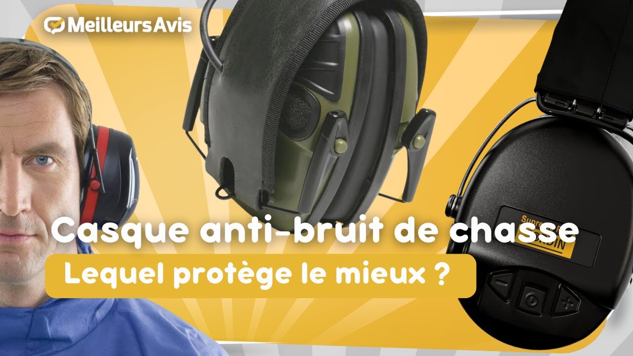 ⭐️ MEILLEUR CASQUE ANTI-BRUIT DE CHASSE - Comparatif 2025