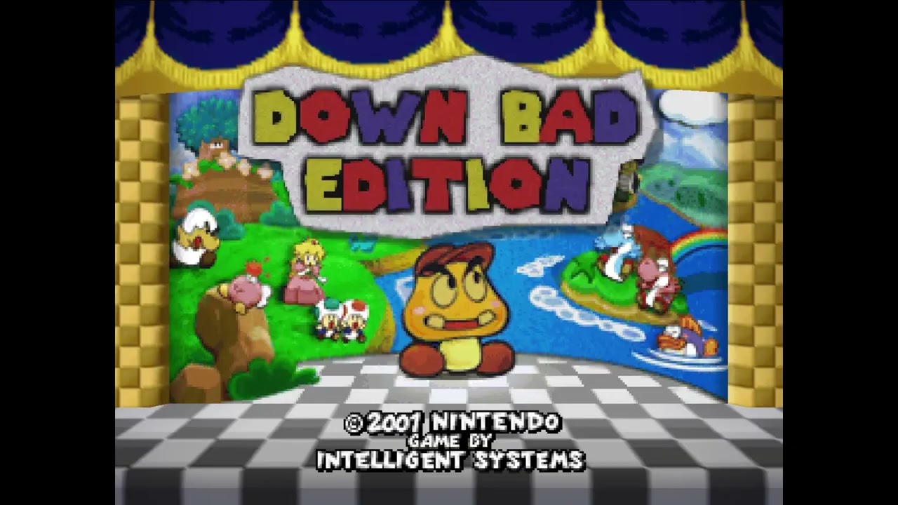 Online Practice Stage - BETA Paper Mario: Down Bad Edition OST