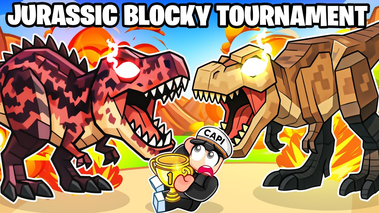 JURASSIC BLOCKY TOURNAMENT IN ROBLOX