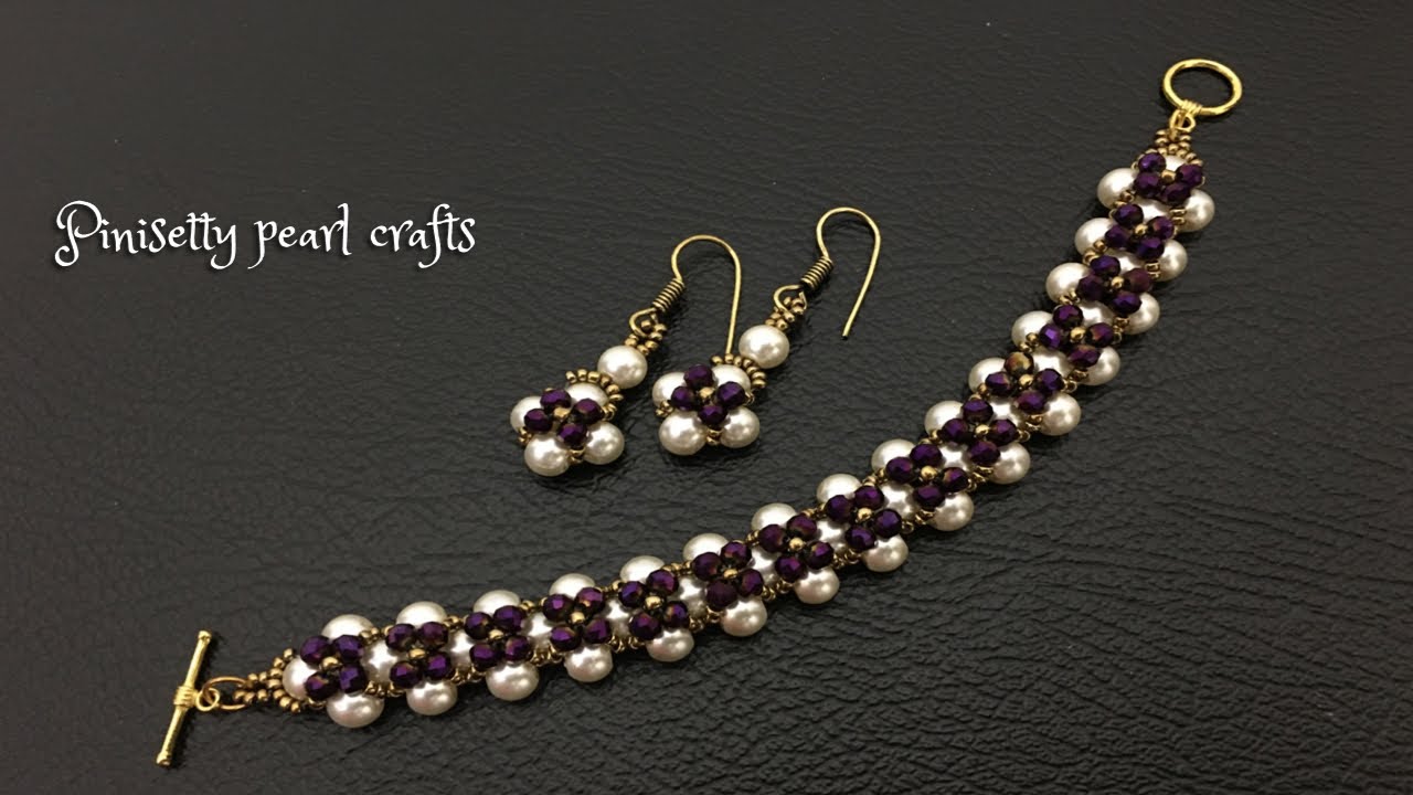 Trendy!!! Girls Fashion Bracelet Idea For Gown Dresses/@PinisettyPearlCrafts