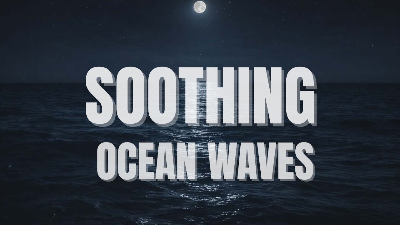 Soothing Ocean Waves 🌊 10 Hours | Black Screen Sleep Sounds