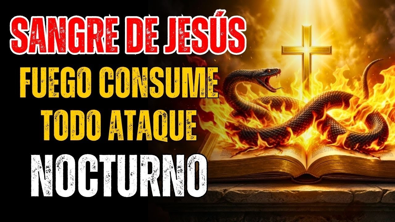 🔥 Duerme en paz: Dios VIGILA a tu familia y QUEMA todo ataque nocturno contra ti