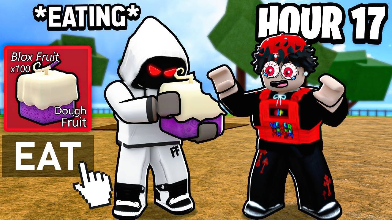 Eating MYTHICAL Fruits In Front Of SCAMMERS For 24 HOURS.. (Blox Fruits)