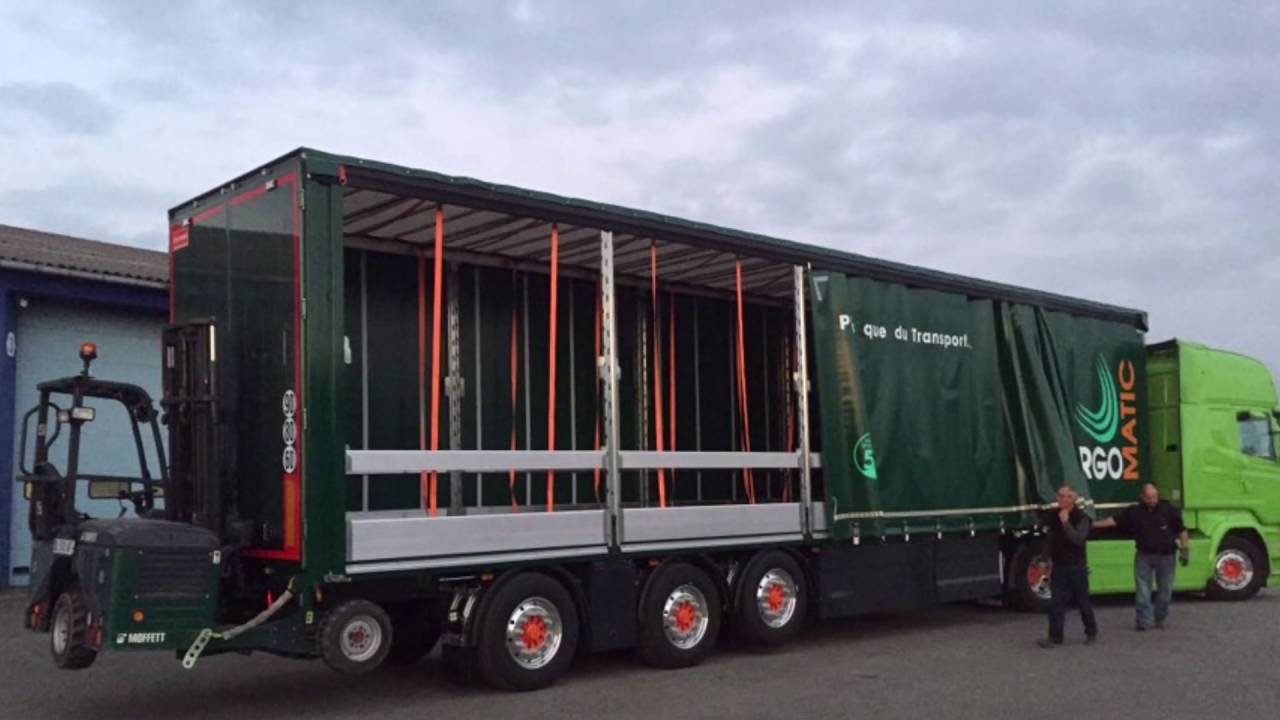 Semi-remorque pour chariot embarqué