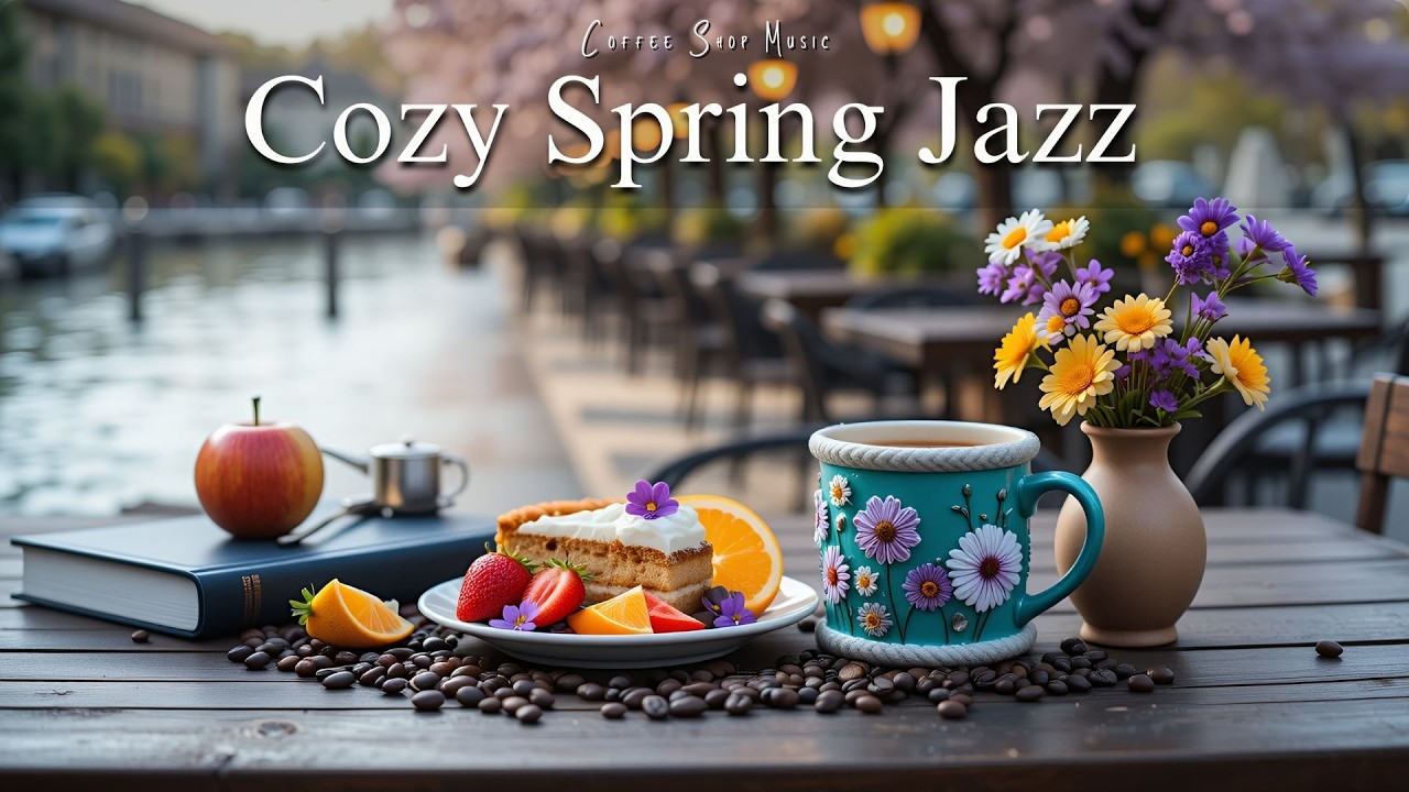 Cozy Spring Jazz ☕ Relaxing Bossa Nova & Coffee Shop Music for Study & Work