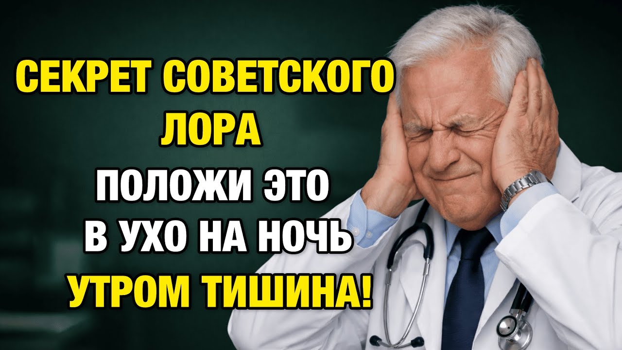 Шум в ушах по ночам? Врач с 25-летним стажем сказал то, о чём молчат