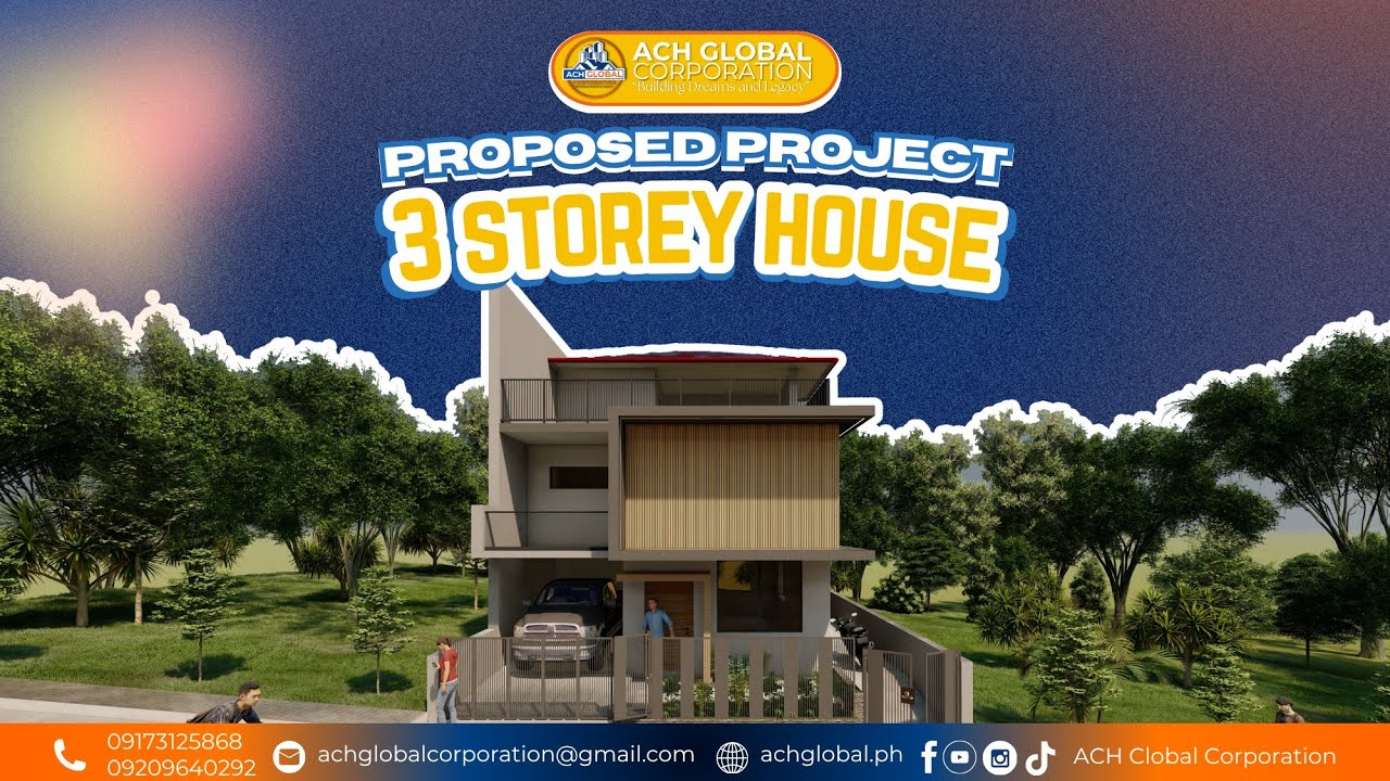 Proposed Three Storey House in Pagsabungan Mandaue City Cebu