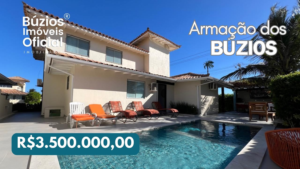 CASA EM CONDOMÍNIO PÉ NA AREIA, COM LAZER COMPLETO EM BÚZIOS