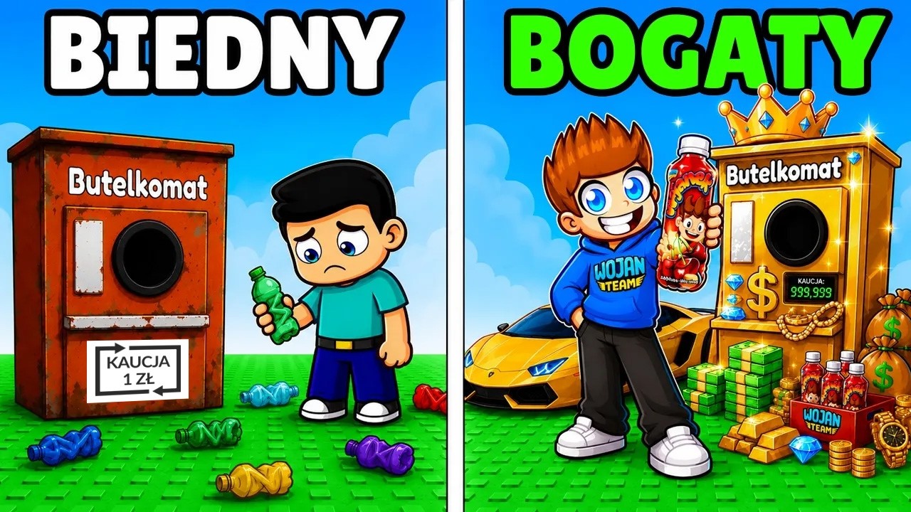 ZAROBIŁEM $1,000,000 NA BUTELKACH KAUCYJNYCH w Roblox!