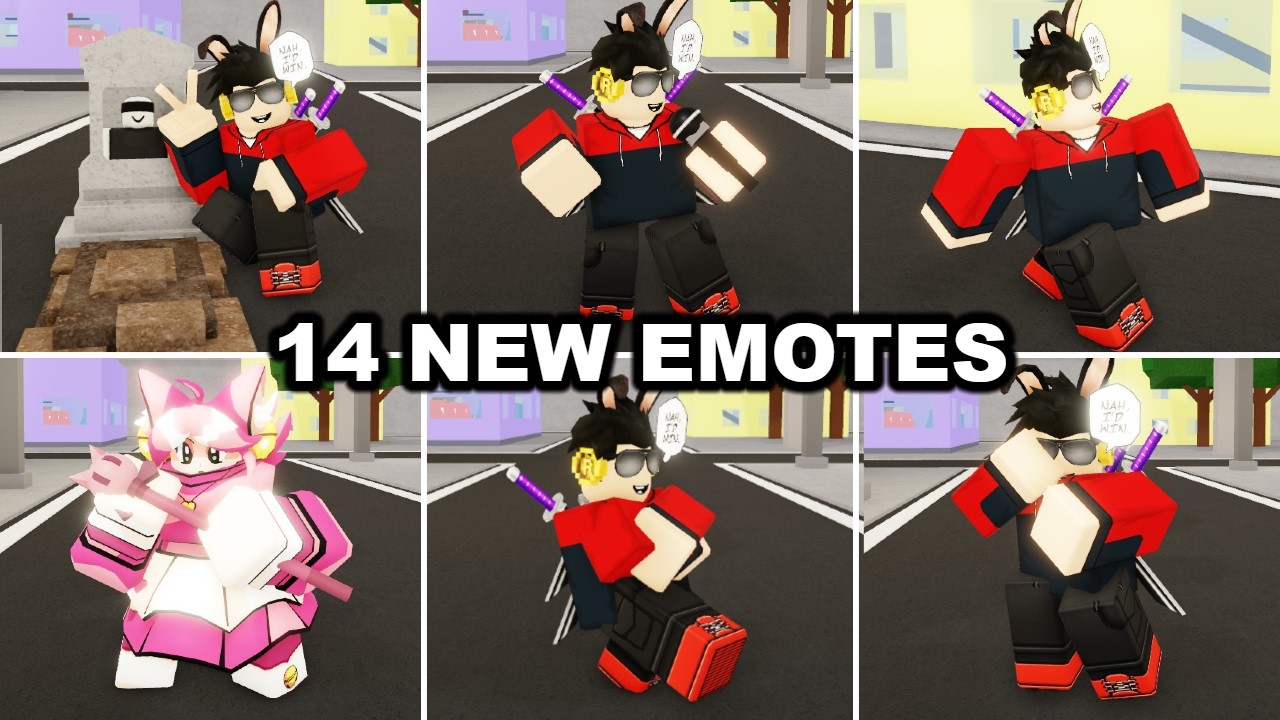 ALL 14+ NEW EMOTES in Jujutsu Shenanigans! (SKY ASSASSIN UPDATE) [ROBLOX]