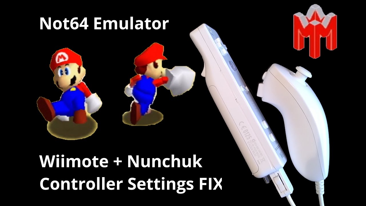 not64 Wiimote and Nunchuk - Controller Settings FIX