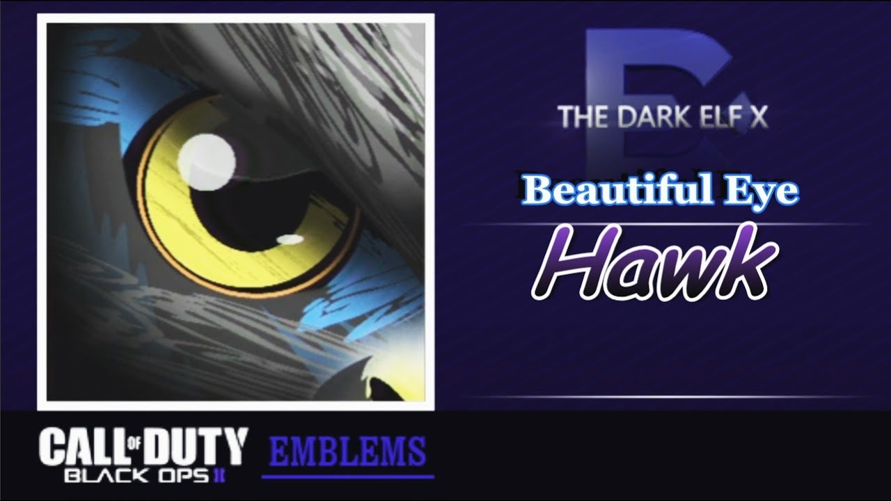 Black Ops 2 Emblem - Beautiful Eye ( Hawk )