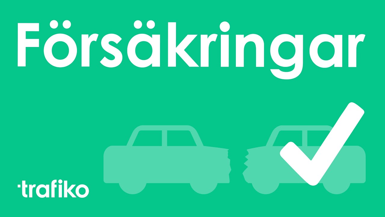 Trafikförsäkring, Halvförsäkring & Helförsäkring Förklarade (Körkortsteori)