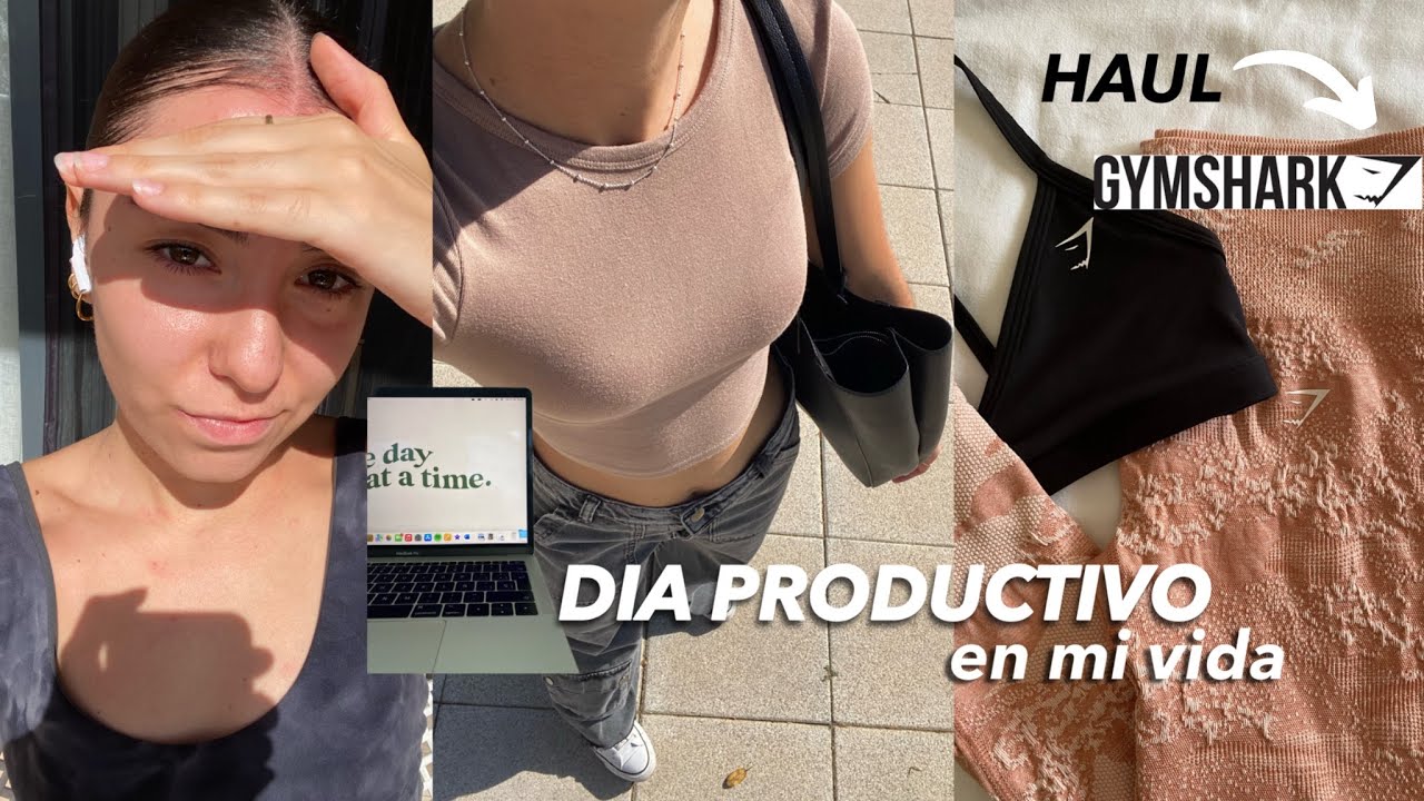 7AM PRODUCTIVE DAY🍵| Gymshark haul, universidad, apuntes…