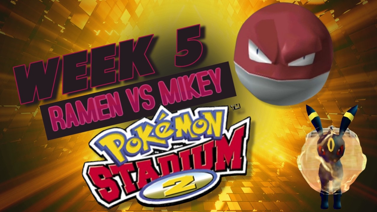 ANOTHER UNDEFEATED SQUAD?!  | Week 5 Mikey vs Ramen | Pokemon Stadium 2 Rentals Match