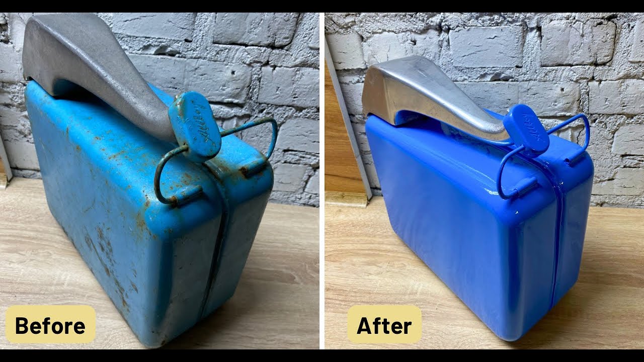 Renowacja starego kanistra Allboy | Vintage Allboy Jerrycan Restoration