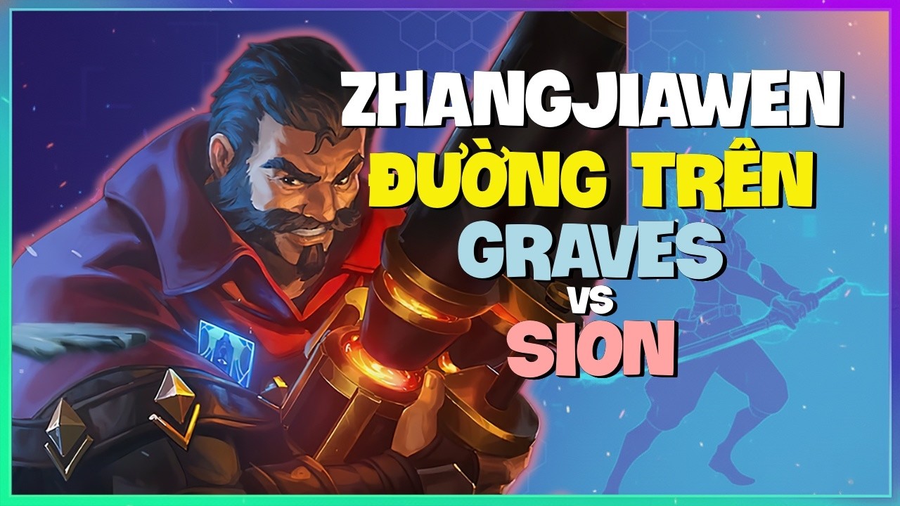 Rank 1 Graves : HỦY DIỆT Sion Bằng Sát Thương ĐIÊN RỒ Ở Đường Trên - Vietsub