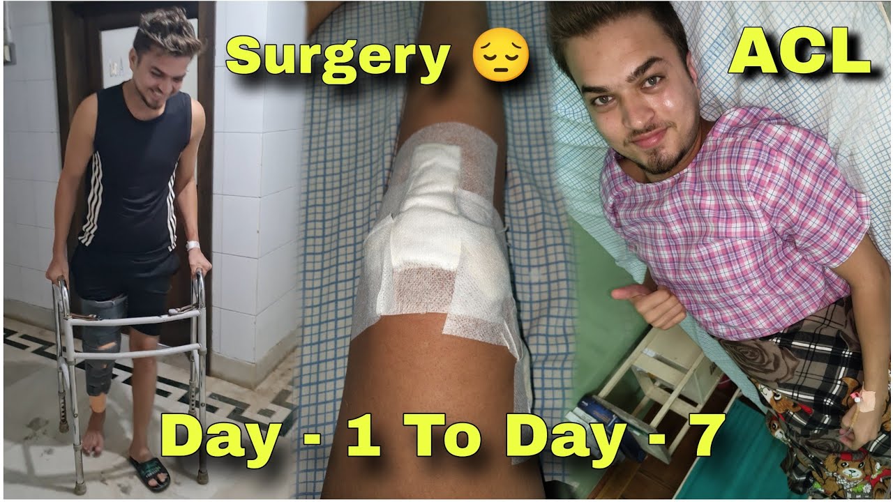 ACL Surgery & Meniscus Repair 🥲 My First Week Experience In Hindi |