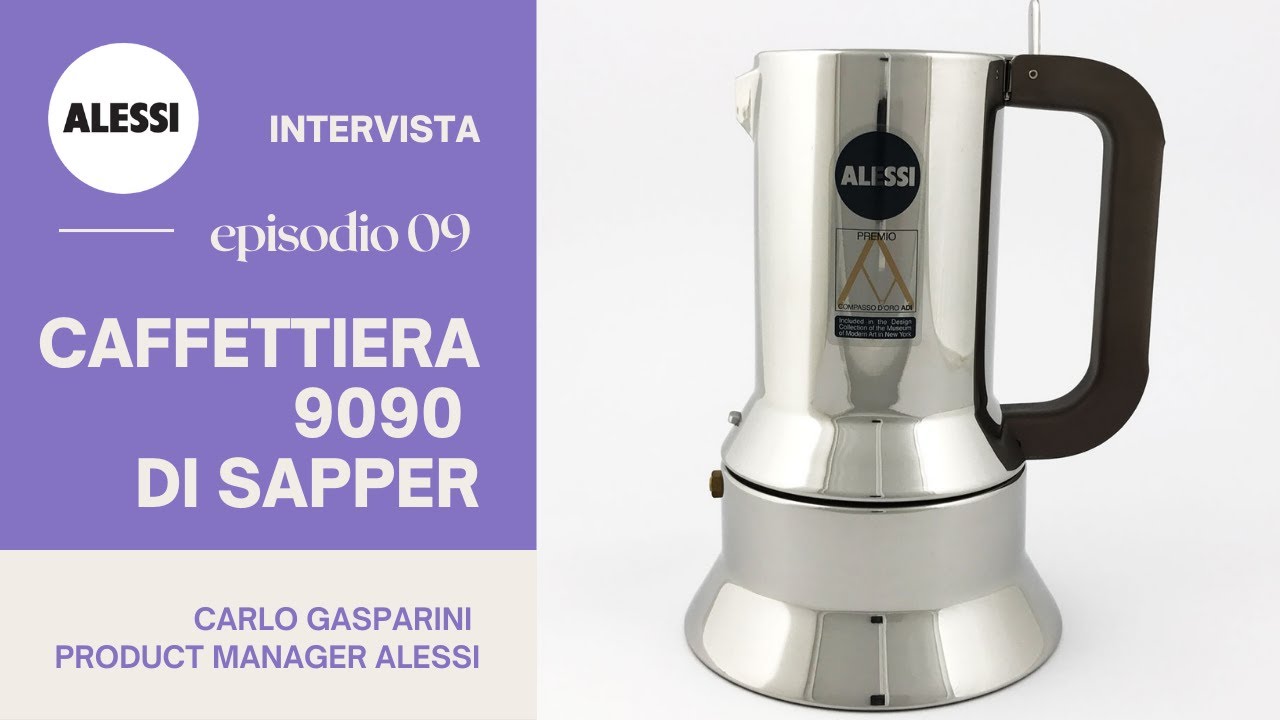 La Caffettiera 9090 di Richard Sapper | Intervista a Carlo Gasparini Design Manager Alessi | Parte 9