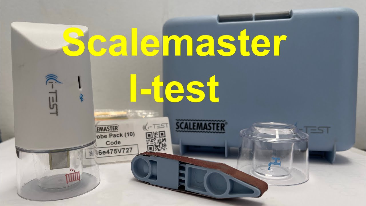 Scalemaster I-test, un-boxing, reviewing and testing for inhibitor in central heating water.