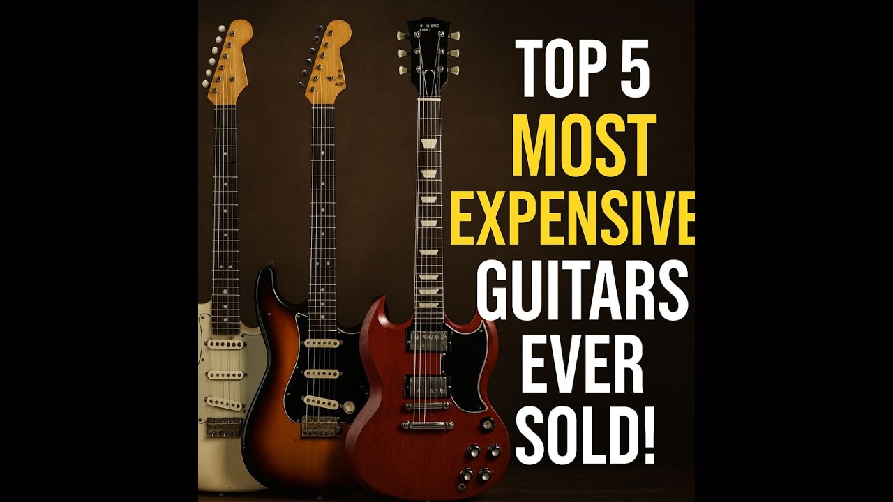 Top 5 Most Expensive Guitars Ever Sold! (Crazy prices!)