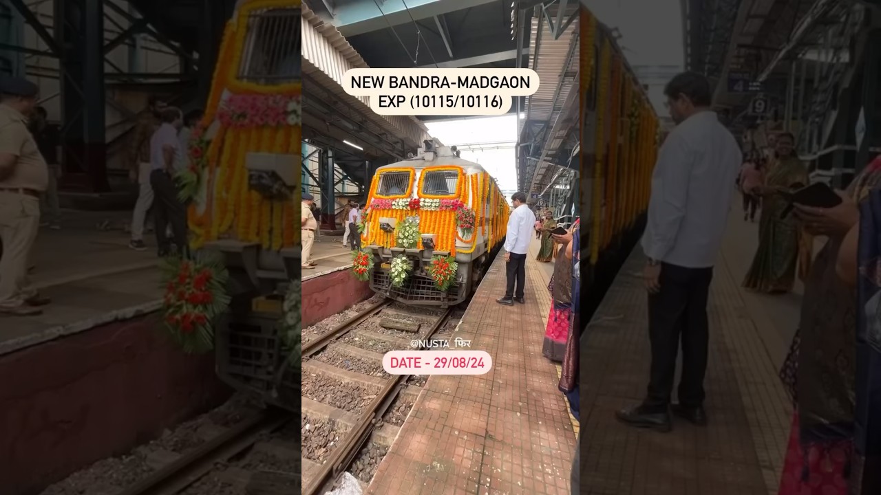 New Bandra - Madgaon exp (10115/10116) From Borivali