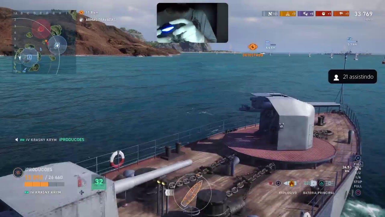 Rumo ao IV do Jorge(s/c voz + câmera)- Wows Legends | AO VIVO - LIVE PS5 Slim (PS4)